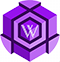 Wesleyan College Technology Helpdesk Logo - cube with W